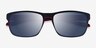 Kick Matte Blue Red PlasticSunglass Frames from EyeBuyDirect, Closed View
