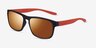 Kick Matte Black Orange PlastiqueSoleil de Lunette de vue d'EyeBuyDirect, Vue d'Angle