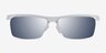 Turnover Matte Clear PlasticSunglass Frames from EyeBuyDirect, Front View