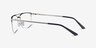 Huddle Silver MetalEyeglass Frames from EyeBuyDirect, Side View