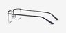 Huddle Gunmetal MétalMontures de lunettes de vue d'EyeBuyDirect, Vue de Côté