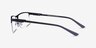 Interception Blue  Black MetalEyeglass Frames from EyeBuyDirect, Side View