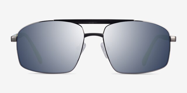 Punt Gunmetal Green AcétateSoleil de Lunette de vue d'EyeBuyDirect, Vue de Face
