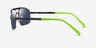 Punt Gunmetal Green AcétateSoleil de Lunette de vue d'EyeBuyDirect, Vue de Côté