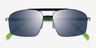 Punt Gunmetal Green AcétateSoleil de Lunette de vue d'EyeBuyDirect, Vue Rapprochée