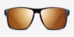 Running Black Orange PlasticSunglass Frames from EyeBuyDirect, Front View