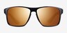Running Black Orange PlasticSunglass Frames from EyeBuyDirect, Front View