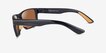 Running Black Orange PlasticSunglass Frames from EyeBuyDirect, Side View