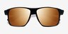 Running Black Orange PlasticSunglass Frames from EyeBuyDirect, Closed View
