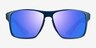Running Blue Red PlasticSunglass Frames from EyeBuyDirect, Front View