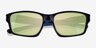 Cycle Black Blue PlasticSunglass Frames from EyeBuyDirect, Closed View