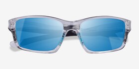 Cycle Clear Black Plastique Soleil de Lunette de vue d'EyeBuyDirect, Vue Rapprochée