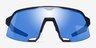 Moto Noir PlastiqueSoleil de Lunette de vue d'EyeBuyDirect, Vue de Face