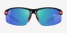Match Black Red PlasticSunglass Frames from EyeBuyDirect, Front View