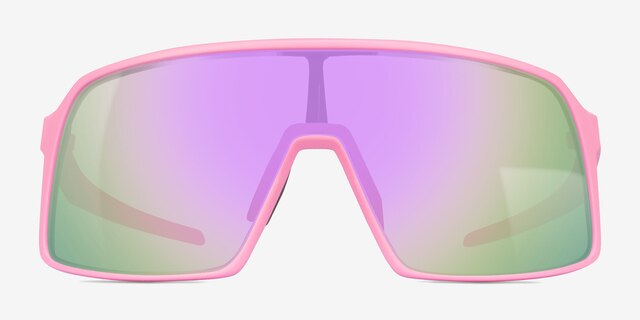 Surge Pink PlasticSunglass Frames from EyeBuyDirect, Front View
