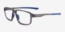 Core Clear Gray Eco-friendlyEyeglass Frames from EyeBuyDirect, Angle View