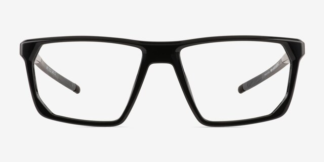 Bio Black PlasticEyeglass Frames from EyeBuyDirect, Front View