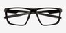 Bio Black PlasticEyeglass Frames from EyeBuyDirect, Closed View