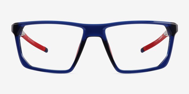 Bio Clear Navy PlasticEyeglass Frames from EyeBuyDirect, Front View