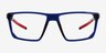 Bio Clear Navy PlasticEyeglass Frames from EyeBuyDirect, Front View