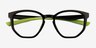 Atom Black Eco-friendlyEyeglass Frames from EyeBuyDirect, Closed View