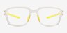 Phys Clear Yellow PlasticEyeglass Frames from EyeBuyDirect, Front View