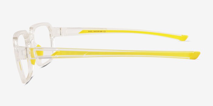 Phys Clear Yellow Éco-responsable Montures de lunettes de vue d'EyeBuyDirect