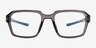 Phys Clear Gray Eco-friendlyEyeglass Frames from EyeBuyDirect, Front View