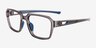 Phys Clear Gray Eco-friendlyEyeglass Frames from EyeBuyDirect, Angle View