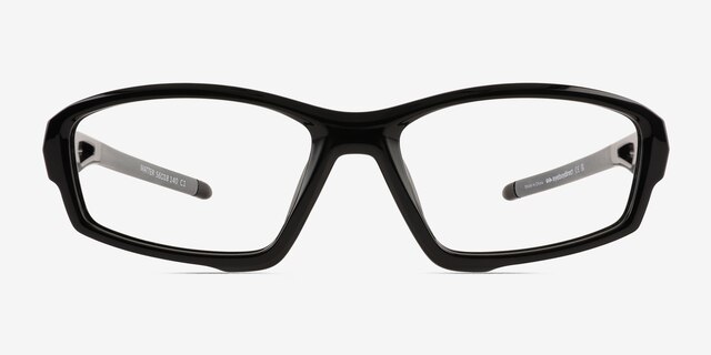 Matter Black Eco-friendlyEyeglass Frames from EyeBuyDirect, Front View