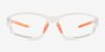 Matter Clear Orange Eco-friendlyEyeglass Frames from EyeBuyDirect, Front View
