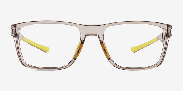 Dual Clear Gray Eco-friendlyEyeglass Frames from EyeBuyDirect, Front View