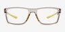 Dual Clear Gray Eco-friendlyEyeglass Frames from EyeBuyDirect, Front View