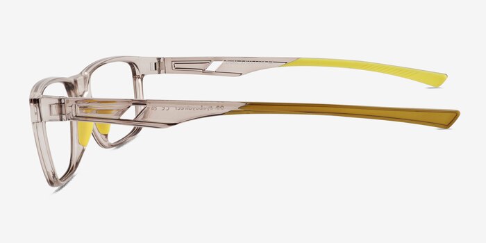 Dual Clear Gray Éco-responsable Montures de lunettes de vue d'EyeBuyDirect