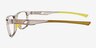 Dual Clear Gray Eco-friendlyEyeglass Frames from EyeBuyDirect, Side View