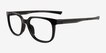Oxygen Black PlasticEyeglass Frames from EyeBuyDirect, Angle View