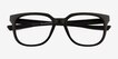 Oxygen Black PlasticEyeglass Frames from EyeBuyDirect, Closed View