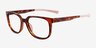Oxygen Tortoise Eco-friendlyEyeglass Frames from EyeBuyDirect, Angle View