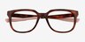 Oxygen Tortoise Eco-friendlyEyeglass Frames from EyeBuyDirect, Closed View