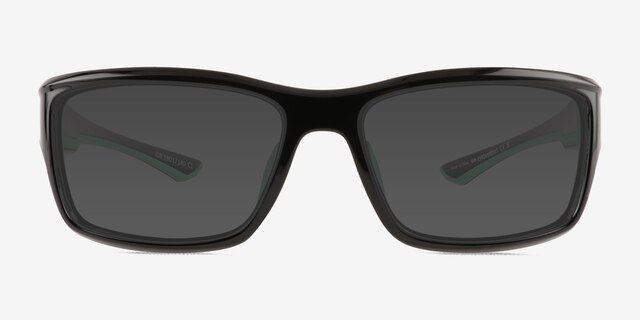 Ion Black PlasticSunglass Frames from EyeBuyDirect, Front View