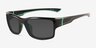 Ion Black PlasticSunglass Frames from EyeBuyDirect, Angle View