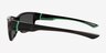 Ion Black PlasticSunglass Frames from EyeBuyDirect, Side View