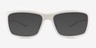 Ion White PlasticSunglass Frames from EyeBuyDirect, Front View