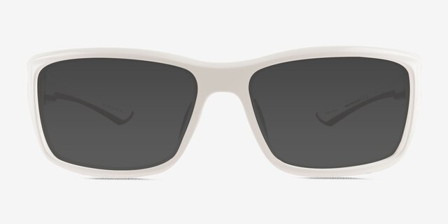 Ion White Eco-friendlySunglass Frames from EyeBuyDirect, Front View