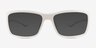 Ion White Eco-friendlySunglass Frames from EyeBuyDirect, Front View