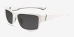 Ion White PlasticSunglass Frames from EyeBuyDirect, Angle View