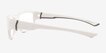 Ion White PlasticSunglass Frames from EyeBuyDirect, Side View