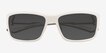 Ion White PlasticSunglass Frames from EyeBuyDirect, Closed View