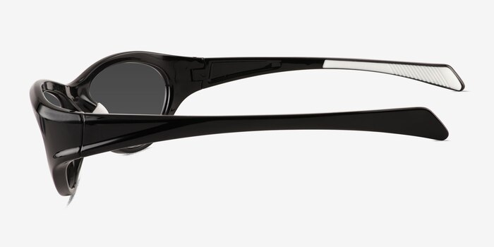 Bedrock Shiny Black Éco-responsable Soleil de Lunette de vue d'EyeBuyDirect