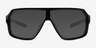 Geo Black Eco-friendlySunglass Frames from EyeBuyDirect, Front View
